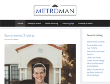 Tablet Screenshot of metroman.dk